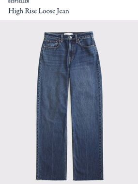 NWT Abercrombie & Fitch High-Rise Wide Leg Jeans Size 31L